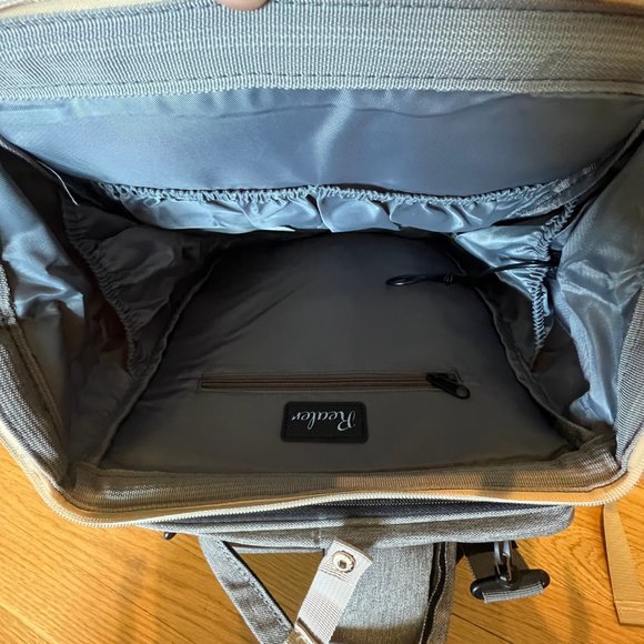 Realer 3 in 1 Diaper Bag Backpack - Grey - NWOT - Picture 7 of 8